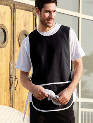 WA0676-Polyester Drill Popover Apron -With Pocket