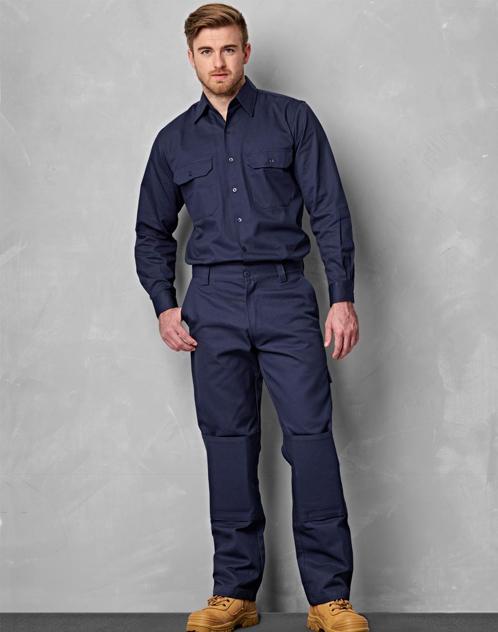 WP03 MEN'S HEAVY COTTON DRILL CARGO PANTS