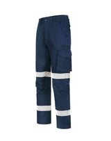 WP26HV UNISEX COTTON STRETCH RIP-STOP WORK PANTS WITH SEGMENTED TAPE