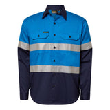 WS4132-Cotton L/S Shirt With Csrtape