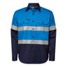 WS4132-Cotton L/S Shirt With Csrtape