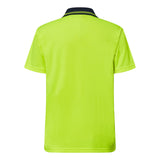 WSP201-Hi Vis Two Tone Ss Polo Pocket