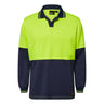 WSP206-Hi Vis Two Tone Ls Laundry Polo