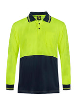 WSP209-Hi Vis Light Weight Ls Polo