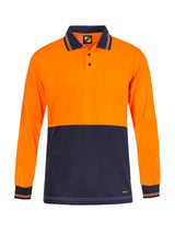 WSP209-Hi Vis Light Weight Ls Polo