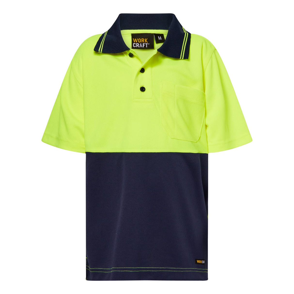 WSPK20-Kids S/S Two Tone Polo