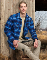 WT07 UNISEX QUILTED FLANNEL SHIRT-STYLE JACKET