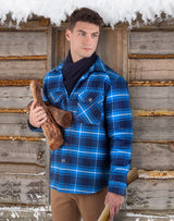 WT07 UNISEX QUILTED FLANNEL SHIRT-STYLE JACKET