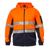 WT8011-Two Tone Hi Vis Hoodie W Tape