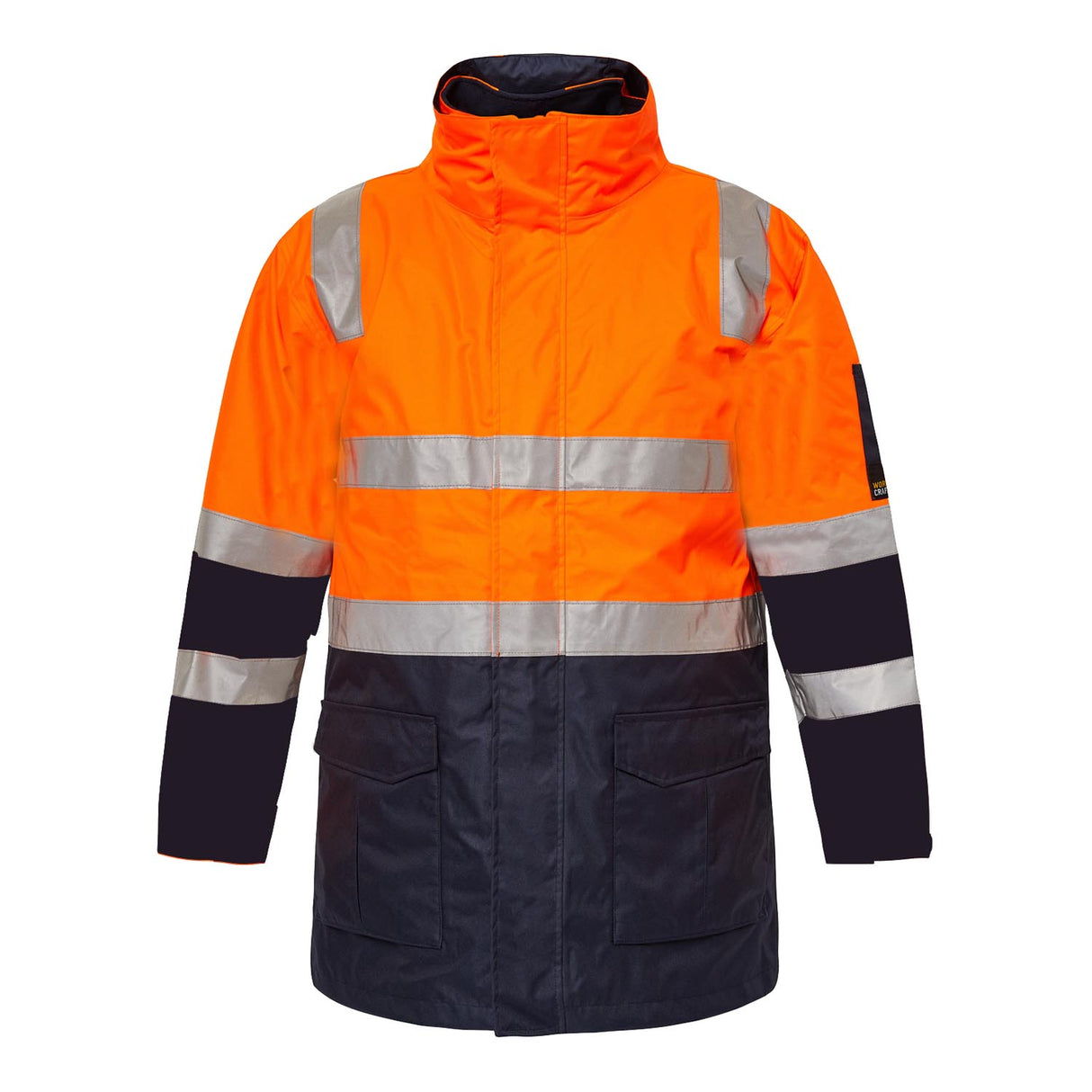 WW9024-HI VIS JACKET WITH TAPE