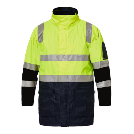 WW9022-HI VIS 4 IN 1 JACKET WITH TAPE