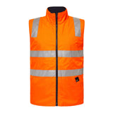 WW9023-HI VIS REVERSIBLE VEST -TAPE