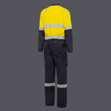 Y00055-Shieldtec FR Hi Vis Spliced Coverall with FR Tape