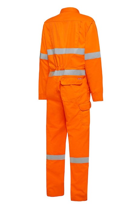 Y00080-Shieldtec FR lightweight Hi Vis Coverall with FR Tape