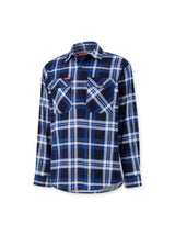 Y04006-Hard Yakka Core Mens Long Sleeve Closed Front Check Flannel Shirt