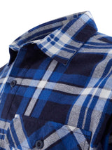 Y04006-Hard Yakka Core Mens Long Sleeve Closed Front Check Flannel Shirt