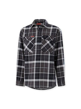 Y04006-Hard Yakka Core Mens Long Sleeve Closed Front Check Flannel Shirt