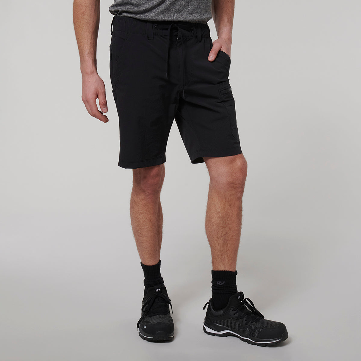 Y05167-Hard Yakka Mens X Mid Shorts