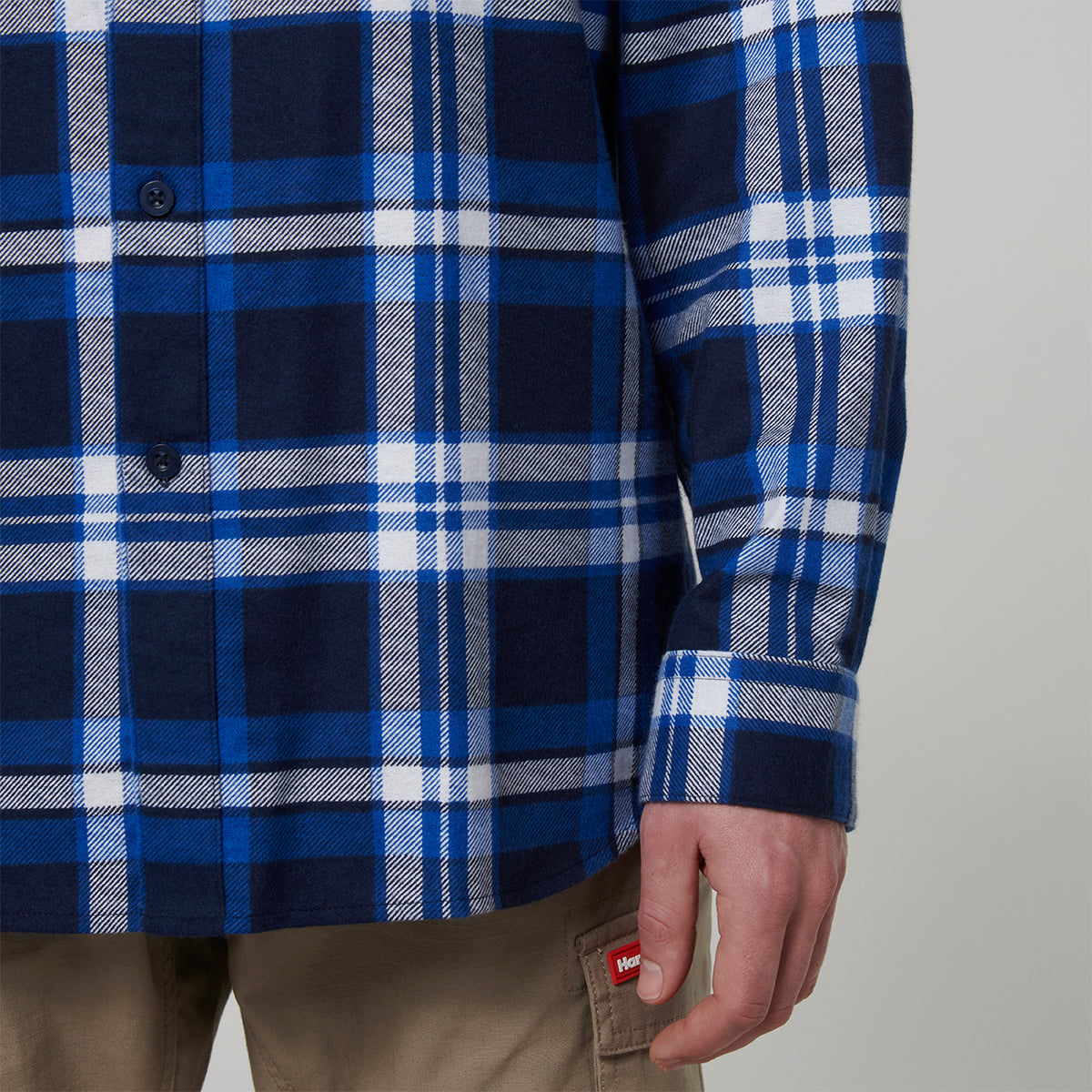 Y07752-Hard Yakka Core Mens Long Sleeve Check Flannel