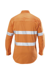 KOOLGEAR HI-VIS TAPED VENTED COTTON TWILL SHIRT