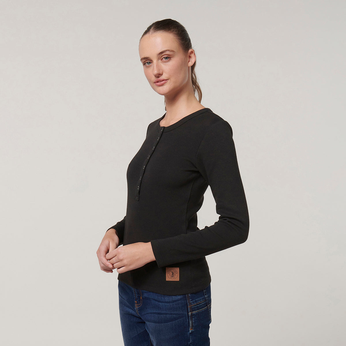 Y08237-Hard Yakka Womens Henley