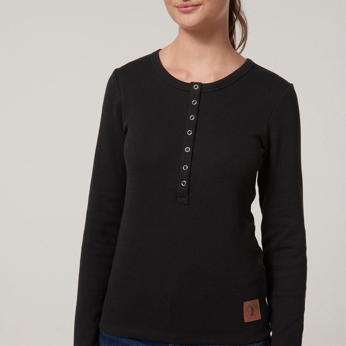 Y08237-Hard Yakka Womens Henley