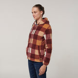 Y08522-Hard Yakka Womens Check Zoodie