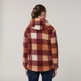 Y08522-Hard Yakka Womens Check Zoodie