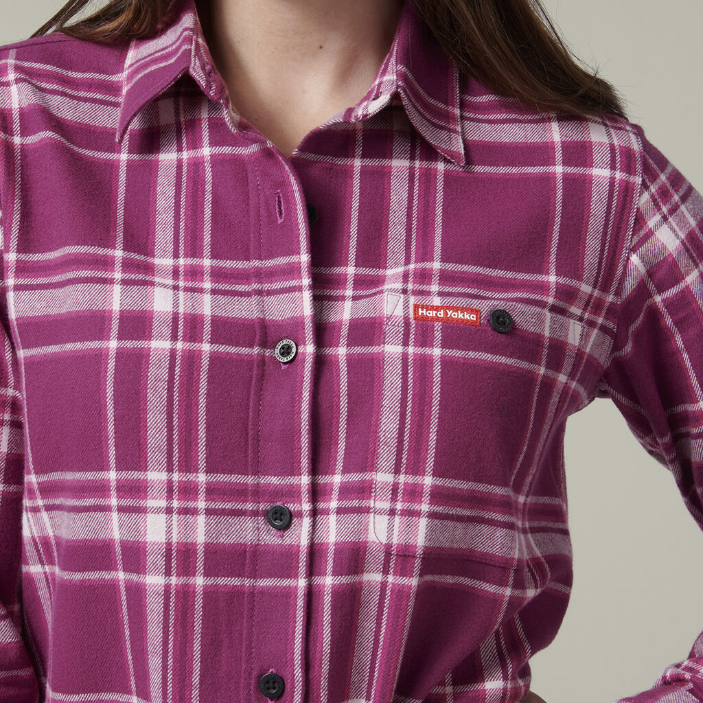 WOMEN'S CHECK FLANNIE