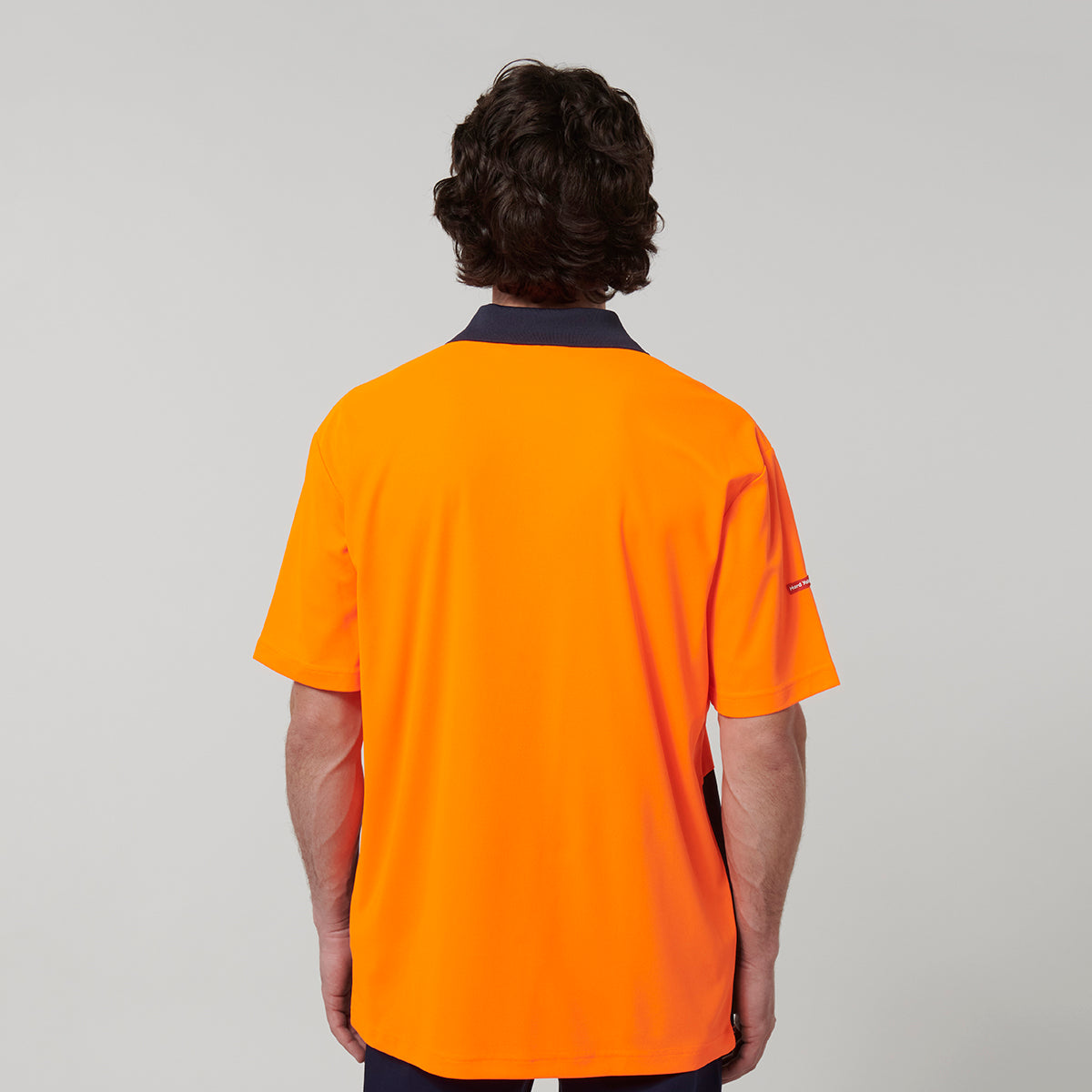 Y19616-Hard Yakka Mens Short Sleeve Hi Vis Polo