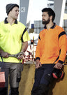ZH248-Mens Hi Vis Aztec Short Sleeve Polo