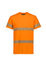 ZH510-Mens Hi Vis Segmented Tape Cotton Tee Shirt