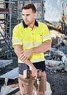 ZH535-Unisex Hi Vis Segmented Tape Short Sleeve Polo