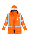 ZJ616-Mens Hi Vis X Back 4 In 1 Waterproof Jacket