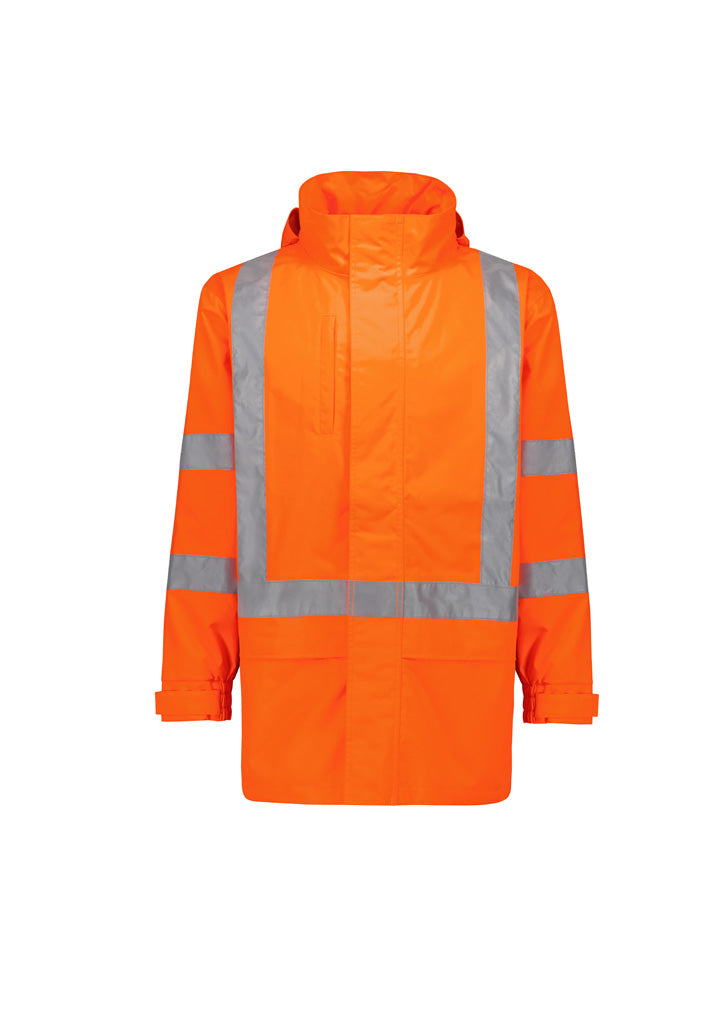 ZJ657-AU-Mens Hi Vis X Back Ultralite Waterproof Jacket