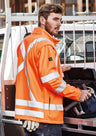 ZJ680-Unisex Hi Vis X Back 2 In 1 Softshell Jacket