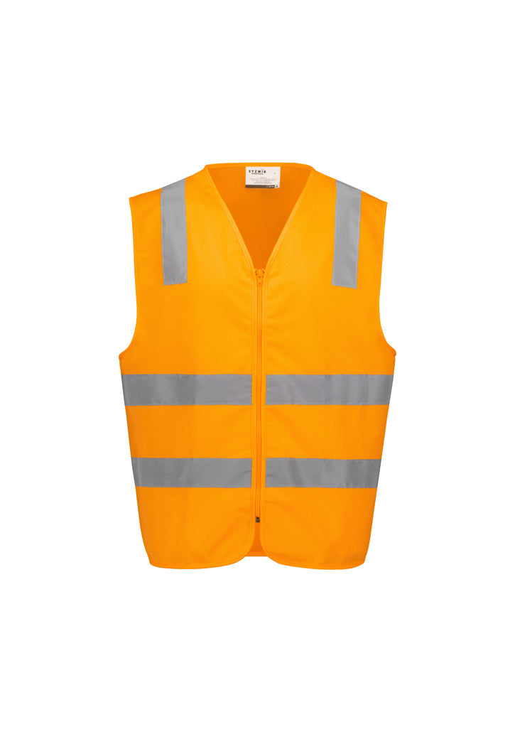 ZV687-Unisex Hi Vis VIC Rail Zip Vest