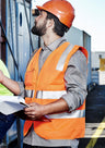 ZV998-Unisex Hi Vis Zip Vest