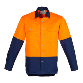 ZW122-Mens Industrial Long Sleeve Shirt