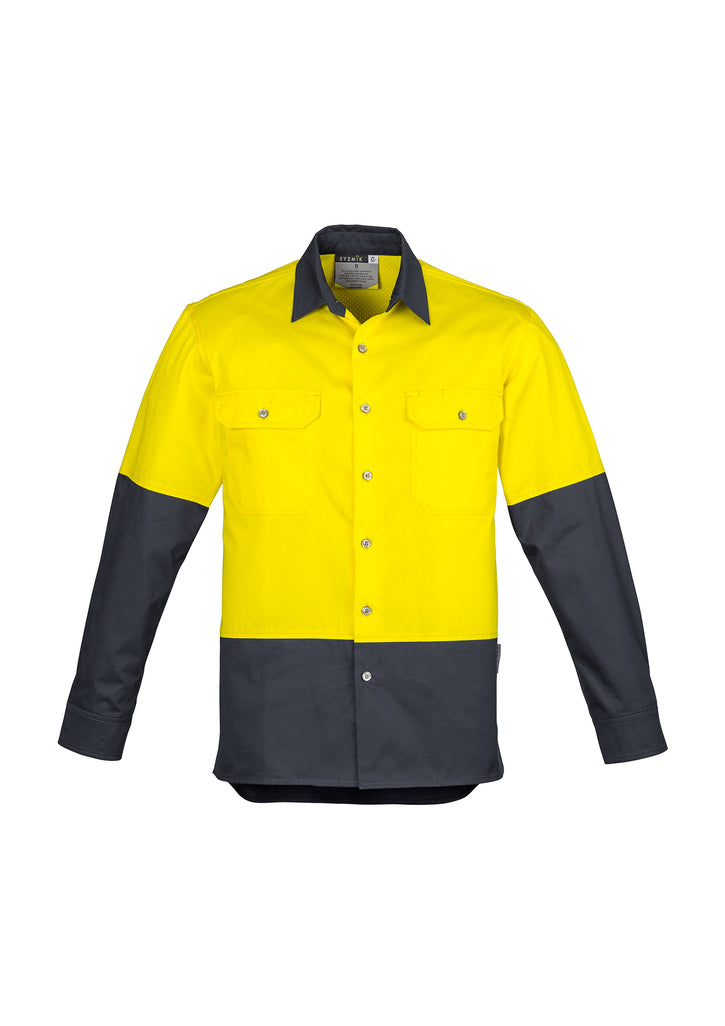 ZW122-Mens Industrial Long Sleeve Shirt