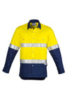 ZW123-Mens Industrial Long Sleeve Shirt - Hoop Taped