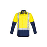 ZW124-Mens Industrial Long Sleeve Shirt - Shoulder Taped