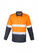 ZW129-Mens Rugged Cooling Hi Vis Taped Long Sleeve Shirt