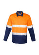 ZW129-Mens Rugged Cooling Hi Vis Taped Long Sleeve Shirt