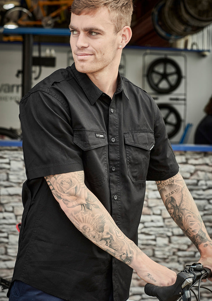 ZW405-Mens Rugged Cooling Short Sleeve Shirt