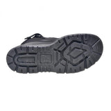 261020-Black Mongrel ZipSider Boot (With Steel Toe Cap)-BLACK
