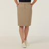 STRETCH COTTON CHINO SKIRT