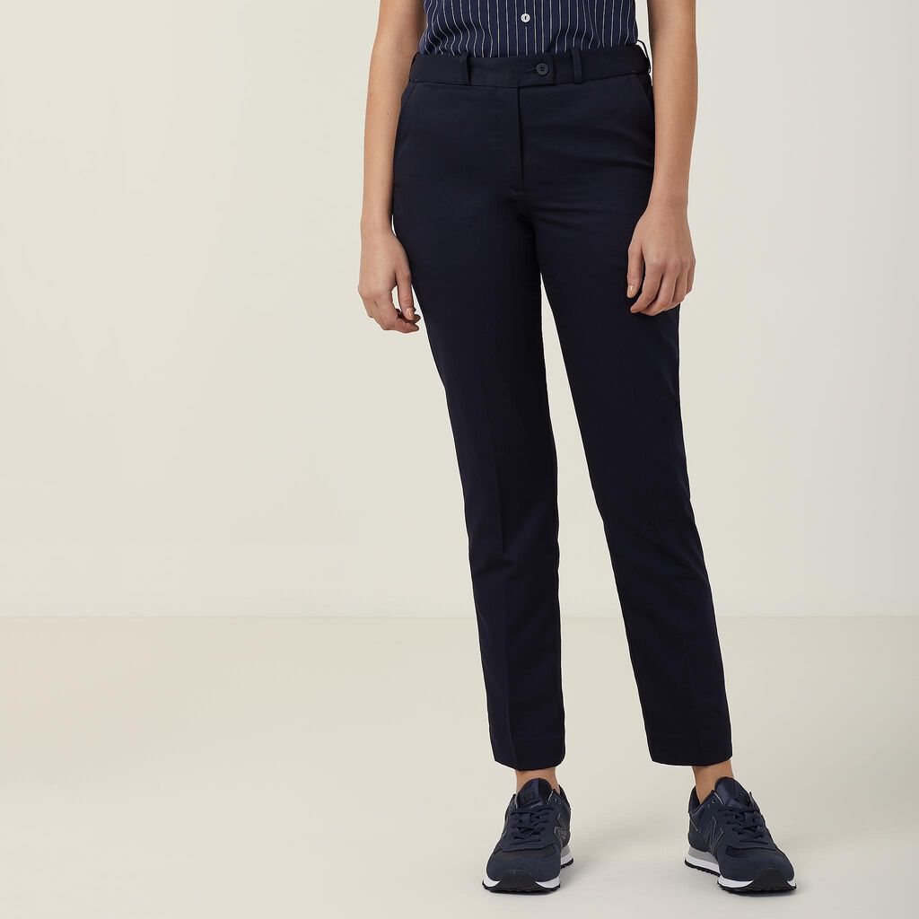 POLY VISCOSE GABERDINE SLIM LEG PANT