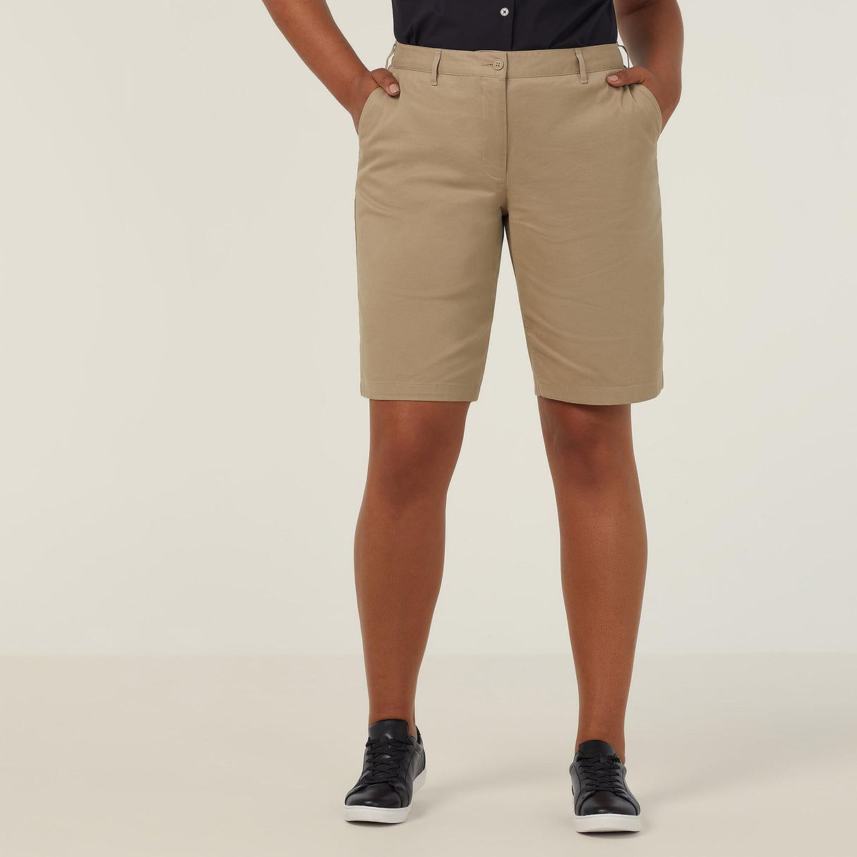 STRETCH COTTON CHINO SHORTS