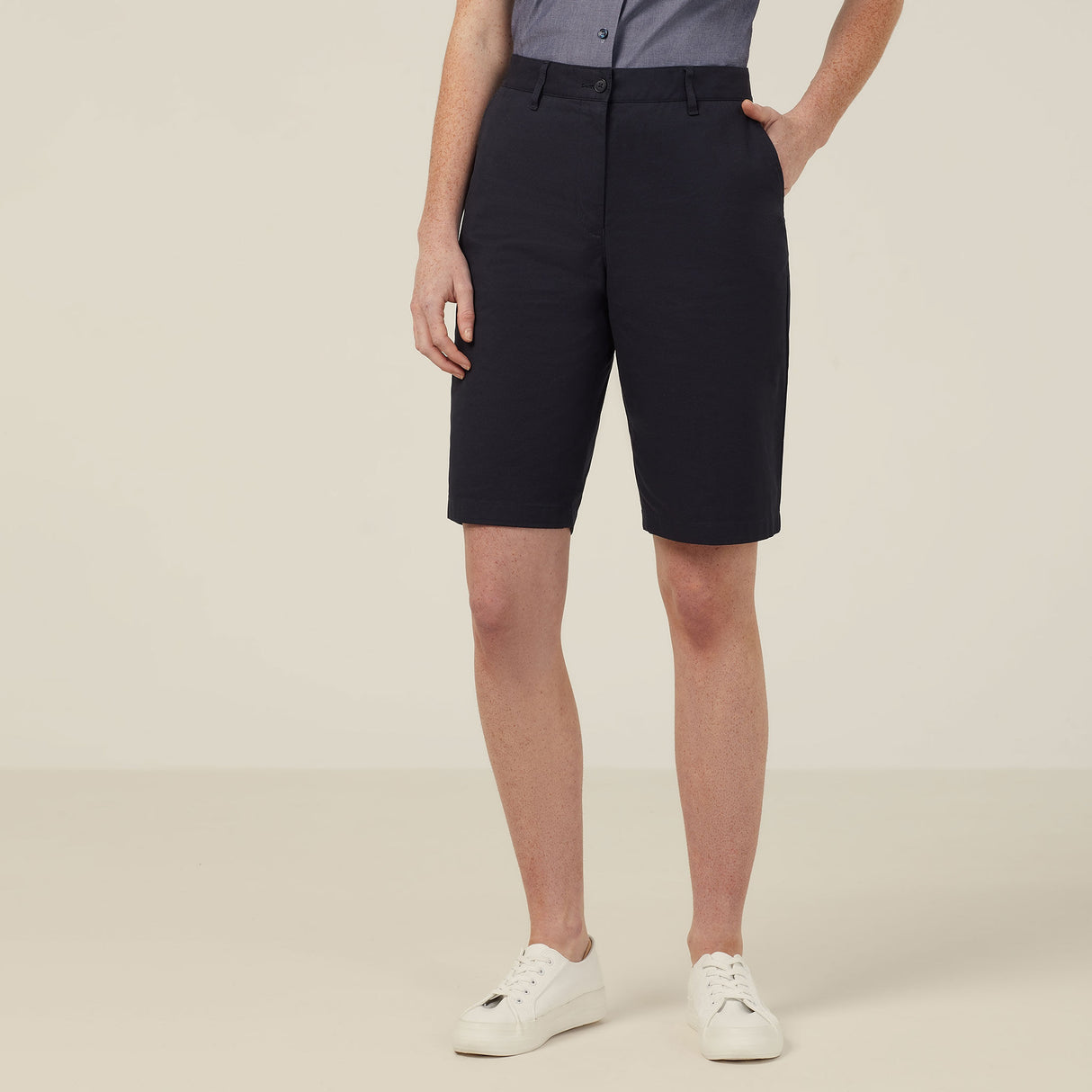 STRETCH COTTON CHINO SHORTS